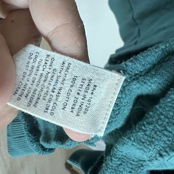 Soft Surroundings Go Livelytravel Wrap Sweatshirt Jacket Women’s Medium Teal - Picture 6 of 8